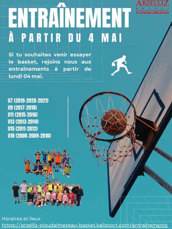 Envie d'essayer le basket ? Entrainement ouvert à tous !